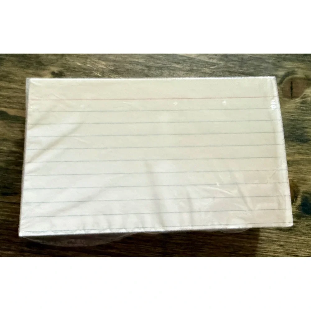 Unbranded ruled index